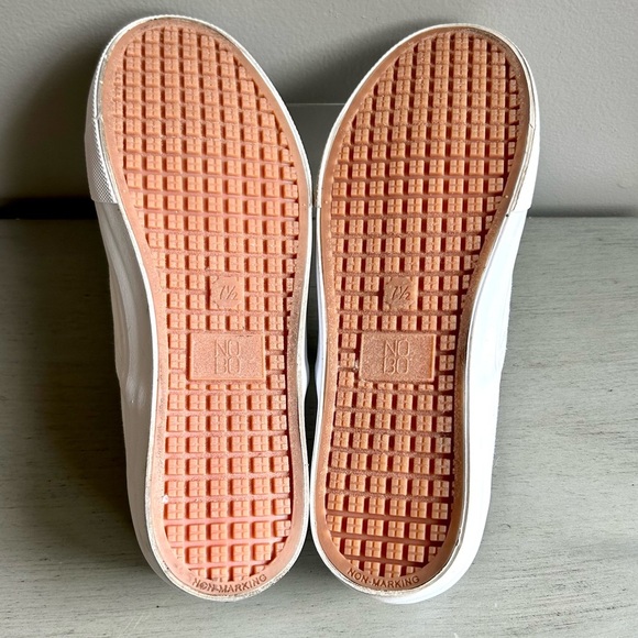No Boundaries NOBO Memory Foam White Slip-On Canvas Sneakers Women 7.5 - Picture 9 of 10